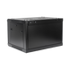Gabinete PRECISION, Con Puerta de Cristal Templado, de 19in, 6UR, 450mm de Profundidad, Color Negro PRECISION - Vista 4