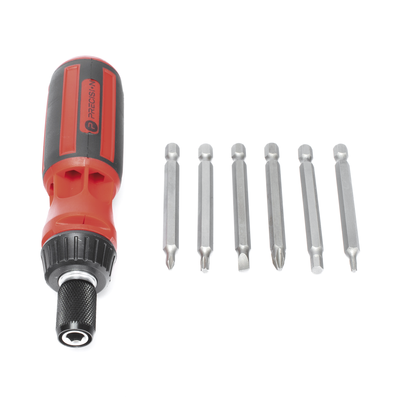 Desarmador 6 en 1 con Mango de Agarre Plástico (Torx #10 y #20, Hexagonal #5, PH0, PH2, Plana #5) PRECISION - Vista 5
