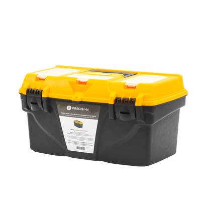 Caja Porta Herramientas 17", 44x26x23 cm Bicolor con Compartimientos para Tornillos. PRECISION - Vista 3