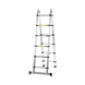Escalera Telescópica de Aluminio Tipo Tijera de 1.9 + 1.9 Metros de Altura PRECISION - Vista 4