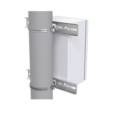 Montaje de Metal Galvanizado para Poste Universal para Gabinetes de Ancho Hasta 30 cm. PRECISION - Vista 2