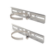 Montaje de Metal Galvanizado para Poste Universal para Gabinetes de Ancho Hasta 30 cm. - PRECISION