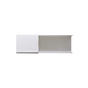 Canaleta blanca sin división, de PVC auto extinguible, 48 x 16 x tramo 2.5m (...