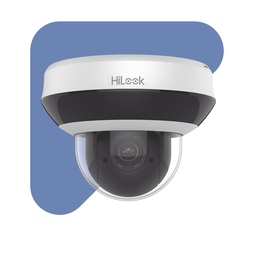 HiLook by HIKVISION PTZ-N2204I-DE3(F) - Mini Domo PTZ IP / 2 Megapixel / Zoom Óptico 4X / IR EXIR 20 m (65.6 ft) / WDR 120 dB / PoE / | SIERRA STORE