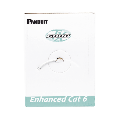 Bobina de Cable UTP 305 Metros (1000 Pies) de Cobre, TX6000? PanNet, Reelex, Gris, Categoría 6 Mejorado (23 AWG), PVC (CMR...