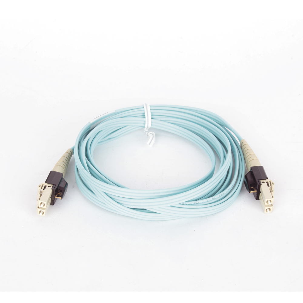 PANDUIT PVFZL10-10M3Y - Jumper PViQ de Fibra Óptica Multimodo 50/125 OM4, LC-LC Duplex, LSZH, Color Aqua, 3 Metros | SIERRA STORE
