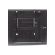 Gabinete PanZone de Montaje en Pared, de 19in, Puerta con Ventana de Seguridad, 12 UR, 762mm de Profundidad, Color Negro P...