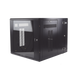 Gabinete PanZone de Montaje en Pared, de 19in, Puerta con Ventana de Seguridad, 12 UR, 762mm de Profundidad, Color Negro P...