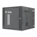 Gabinete PanZone de Montaje en Pared, de 19in, Puerta con Ventana de Seguridad, 12 UR, 762mm de Profundidad, Color Negro -...