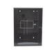 Gabinete PanZone de Montaje en Pared, de 19in, Puerta con Ventana de Seguridad, 18 UR, 635mm de Profundidad, Color Negro P...
