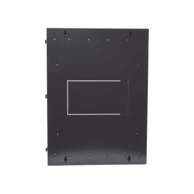 Gabinete PanZone de Montaje en Pared, de 19in, Puerta con Ventana de Seguridad, 18 UR, 635mm de Profundidad, Color Negro P...