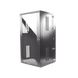 Gabinete PanZone de Montaje en Pared, de 19in, Puerta con Ventana de Seguridad, 26 UR, 635mm de Profundidad, Color Negro P...