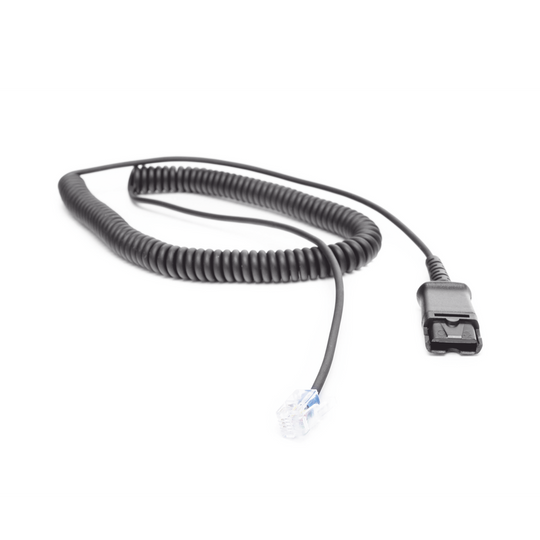Cable Adaptador QD / Diademas HT101/HT201/HT202 / Teléfonos Analógicos, Digitales e IP / Compatible Grandstream y Yealink / Audio Full | SIERRA STORE