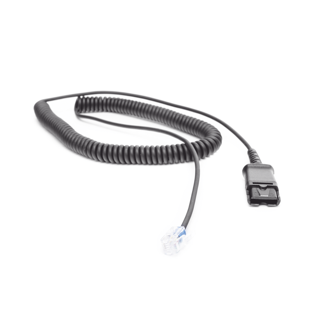 Cable Adaptador QD / Diademas HT101/HT201/HT202 / Teléfonos Analógicos, Digitales e IP / Compatible Grandstream y Yealink / Audio Full | SIERRA STORE