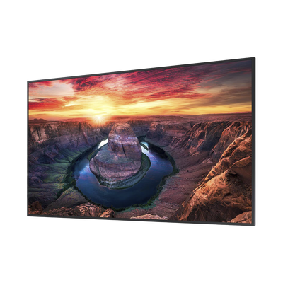 Pantalla Profesional LED de 55", UHD 4K (3840x2160p), Entradas de Video HDMI/DisplayPort / USO 24/7 / Compatible VESA / Co...