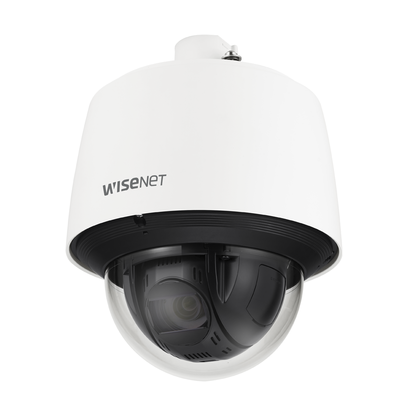 Domo IP PTZ Antivandálico 2MP / Zoom Óptico 25X / H.265 & WiseStream  / WDR 120DB / Exterior IP66 Hanwha Techwin Wisenet -...