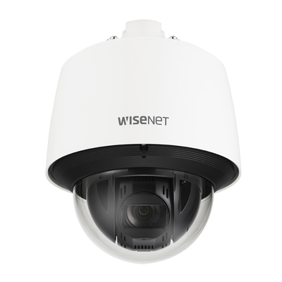 Domo IP PTZ Antivandálico 2MP / Zoom Óptico 25X / H.265 & WiseStream  / WDR 120DB / Exterior IP66 - Hanwha Techwin Wisenet