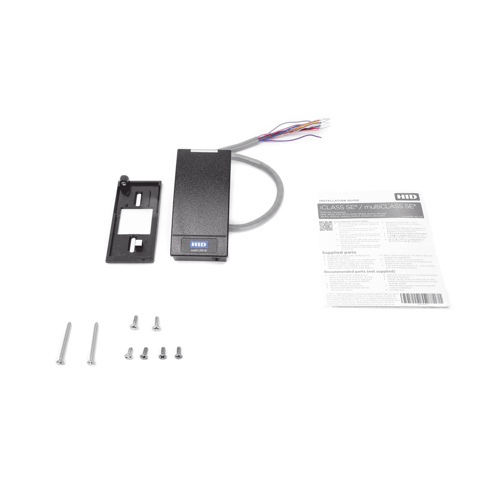 Lector Multiformato HID R10 (900PTNNEK00000)/ SEOS (No Clonable)/iClass SE/ iClass SR/ iClass /Mifare Classic, DesFire, Proximidad | SIERRA STORE