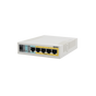 (RB260GSP) Switch Mikrotik 5 puertos PoE (Pasivo) (1in/4out) Gigabit Ethernet...