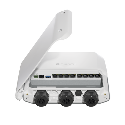 RB5009UPr+S+OUT 8 puertos PoE in/out, 1 SFP+, Solo RouterOS v7 para Exterior MIKROTIK - Vista 4