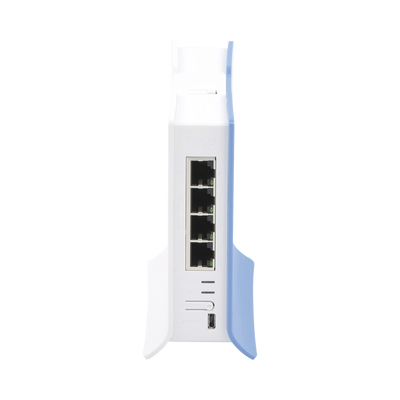 (hAP lite TC) 4 Puertos Fast Ethernet, Wi-Fi 2.4 GHz 802.11 b/g/n y base tipo Torre MIKROTIK - Vista 2