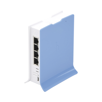 (hAP lite TC) 4 Puertos Fast Ethernet, Wi-Fi 2.4 GHz 802.11 b/g/n y base tipo Torre MIKROTIK - Vista 3