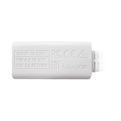 PoE Pasivo para Equipos Mikrotik 10/100/1000 Mbps MIKROTIK - Vista 2