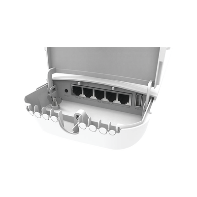 (OmniTIK 5 PoE ac) Punto de Acceso Omnidireccional en 5GHz  802.11a/n/ac. "Ahora con 4 Puertos con Salida PoE af/at" MIKRO...
