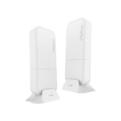 (Wireless Wire) Kit Enlace en 60 GHz PTP, Alcance hasta 100 mts, "Hasta 1Gbps". - MIKROTIK