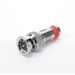Conector BNC Macho en 75 Ohm, Montaje de Compresión Axial para Cable Coaxial RG-6/U, Níquel/ Oro/ Teflón. | SIERRA STORE