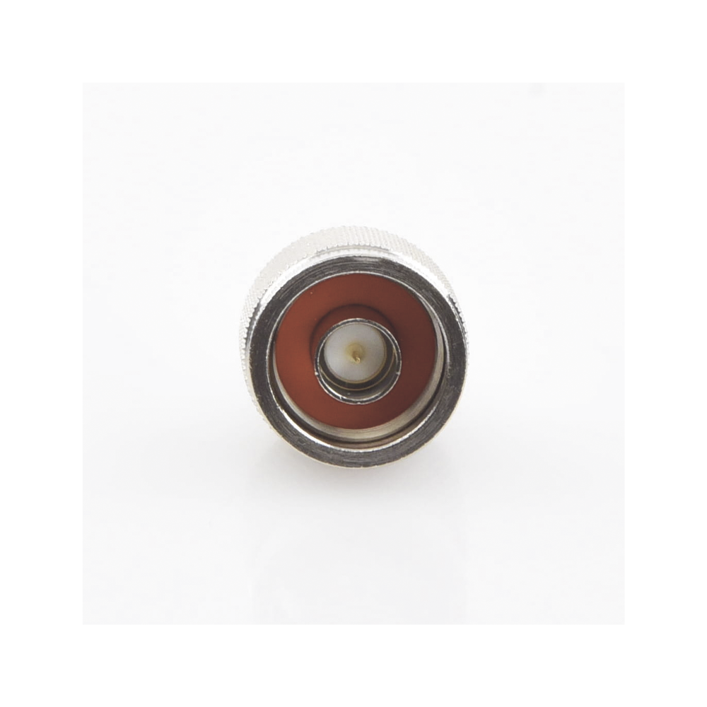 Conector N Macho, Anillo Plegable y Pin Cautivo para RG-8/X, 9258, LMR-240, Níquel/ Oro/ Teflón. | SIERRA STORE