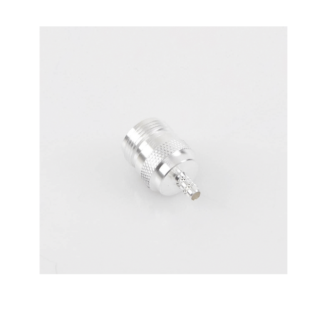 Conector Coaxial N Hembra / Anillo Plegable / Cables LP-195, LP-142, RG-142/U, LMR-195 / Cuerpo Bronce Niquelado / Contacto Oro / | SIERRA STORE