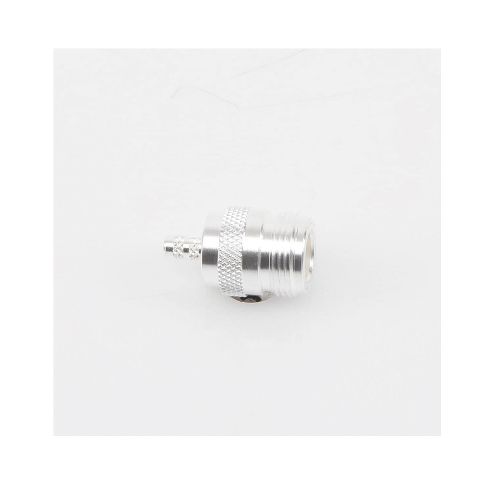 Conector Coaxial N Hembra / Anillo Plegable / Cables LP-195, LP-142, RG-142/U, LMR-195 / Cuerpo Bronce Niquelado / Contacto Oro / | SIERRA STORE