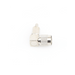 Conector RF TNC Macho / Ángulo Recto / Ensamblaje Anillo Plegable / Bronce Niquelado / Contacto Oro / Dieléctrico Teflón | SIERRA STORE