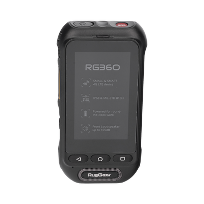RugGear Radio PoC LTE, IP68 Resistente al Agua, Pantalla Táctil 3", Compatible con NXRadio y TASSTA RUGGEAR - Vista 4
