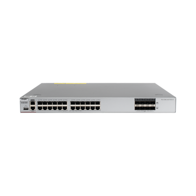Switch Core Administrable Capa 3 con 24 puertos Gigabit + 8 SFP+ para fibra 10Gb, gestión gratuita desde la nube. - RUIJIE