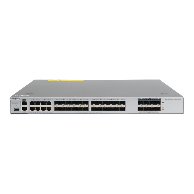 Switch Core Capa 3 / 24 Puertos SFP 100/1000 Mbps / 8 Puertos Combo Gigabit / 8 Puertos SFP+ 10G / 880 Gbps / Gestión Cloud | SIERRA STORE