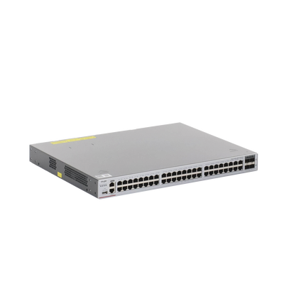 Switch Core Administrable Capa 3 con 48 puertos Gigabit + 4 SFP+ para fibra 10Gb, gestión gratuita desde la nube. - RUIJIE