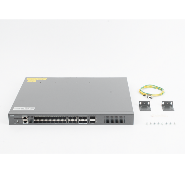 Switch Core Distribuidor / 20 Puertos SFP+ 10G / 4 Puertos SFP28 25G / 2 Puertos QSFP+ 40G / Fuentes de Poder Redundantes Opcionales | SIERRA STORE