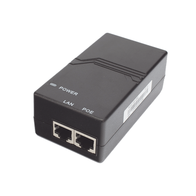 Inyector PoE estándar 15 watts, Compatible Multi-marcas, Detección Inteligente Anti Accidentes (802.3af / Gigabit) RUIJIE ...
