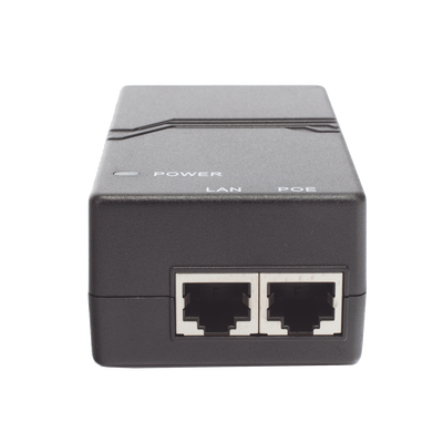 Inyector PoE estándar 15 watts, Compatible Multi-marcas, Detección Inteligente Anti Accidentes (802.3af / Gigabit) - RUIJIE
