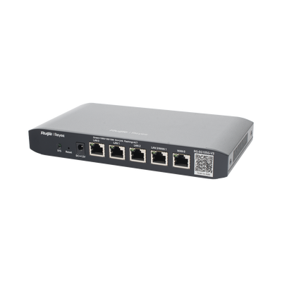 Router Balanceador con Función SD-WAN, Hasta 2 Servicios de Internet y hasta 100 clientes con desempeño de 600 Mbps RUIJIE...