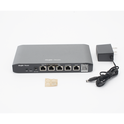 Router Balanceador con Función SD-WAN, Hasta 2 Servicios de Internet y hasta 100 clientes con desempeño de 600 Mbps RUIJIE...