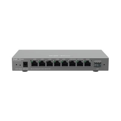 Router Balanceador con Función SD-WAN, Hasta 4 Servicios de Internet y hasta 200 clientes con desempeño de 600 Mbps RUIJIE...