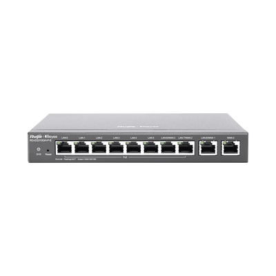 Router Balanceador con Función SD-WAN, PoE+ hasta 110 Watts, Hasta 4 Servicios de Internet y hasta 350 clientes con desemp...