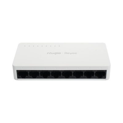 Switch no administrable, Visible en la Topología de la Nube, con 8 puertos 10/100 Mbps - RUIJIE