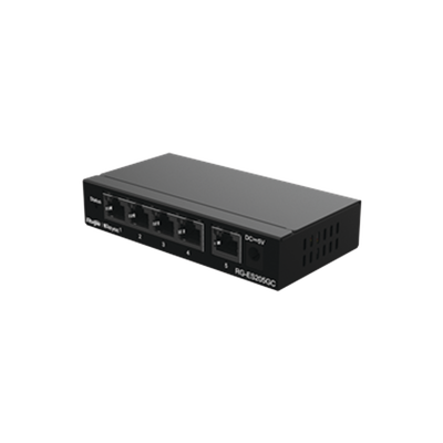 Switch Administrable con 5 puertos Gigabit, gestión gratuita desde la nube RUIJIE - Vista 3
