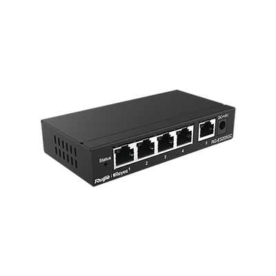 Switch Administrable con 5 puertos Gigabit, gestión gratuita desde la nube - RUIJIE
