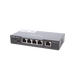 Switch Administrable PoE con 5 puertos Gigabit, 4 PoE 802.3af/at, gestión gratuita desde la nube, 54w RUIJIE - Vista 3