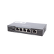 Switch Administrable PoE con 5 puertos Gigabit, 4 PoE 802.3af/at, gestión gratuita desde la nube, 54w RUIJIE - Vista 3